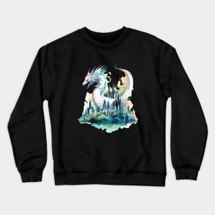 Majestic Dragon Animal Beauty Nature Wildlife Discovery Crewneck Sweatshirt